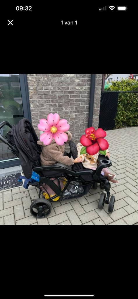 2 zits kinderwagen, Gebruikt, Duowagen, Ophalen of Verzenden, Kinderwagen