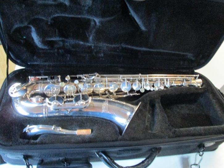 Weltklang tenorsaxofoon, Muziek en Instrumenten, Blaasinstrumenten | Saxofoons, Gebruikt, Tenor, Met koffer, Ophalen of Verzenden