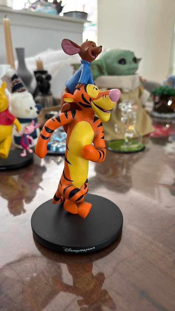 Beeldje Roe en tijgertje ( roo and tigers), Ophalen, Winnie de Poeh of vrienden, Zo goed als nieuw, Beeldje of Figuurtje