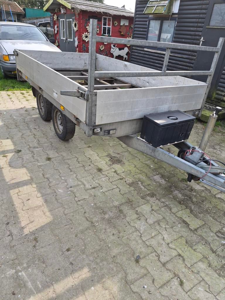 Plateauwagen opknapper - Bakmaat 300x160 cm, Auto diversen, Aanhangers en Bagagewagens, Ophalen of Verzenden