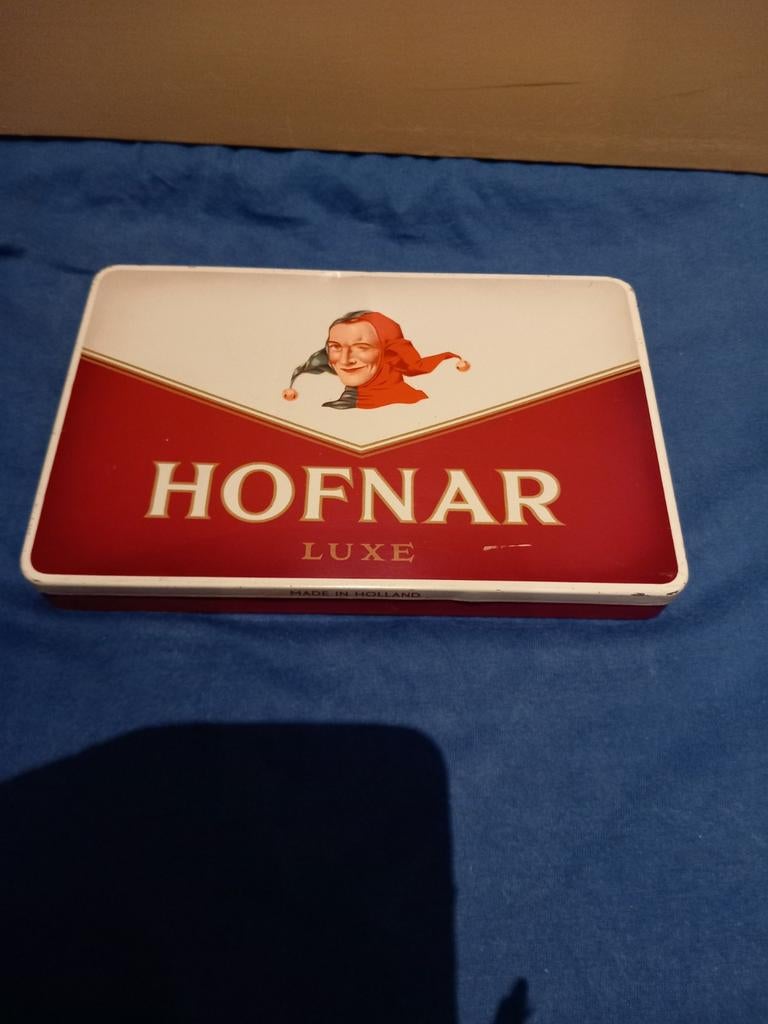 Hofnar sigarenblik, Verzamelen, Ophalen of Verzenden, Zo goed als nieuw, (Water)pijp