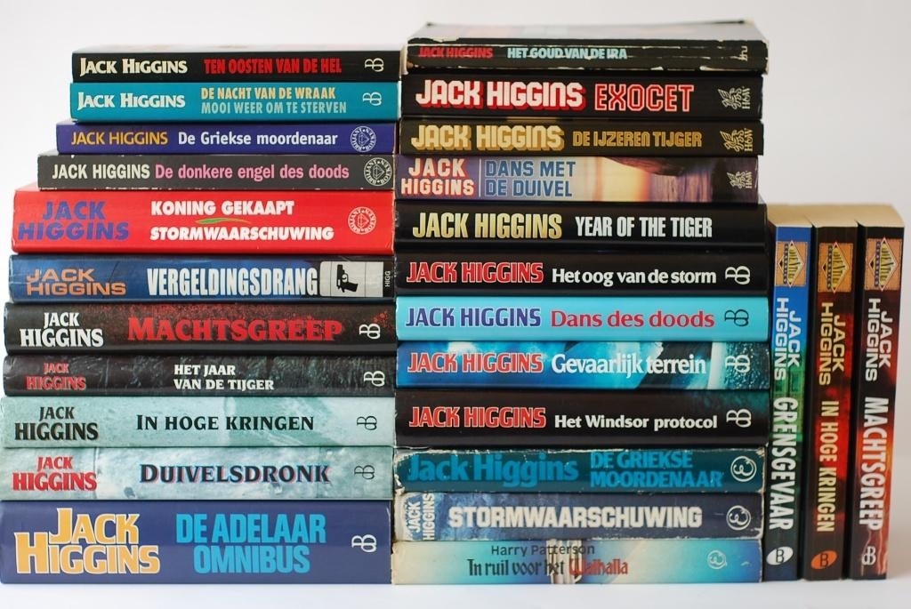 Jack Higgins - 15 boeken, Verzenden, Zo goed als nieuw
