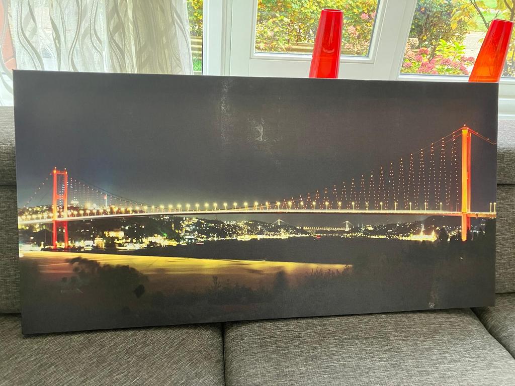 Canvas decoratie, Ophalen, Zo goed als nieuw, Minder dan 50 cm, Schilderij