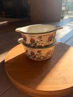 2 Vintage Enoch Wedgwood schaaltjes Florabunda, Ophalen of Verzenden
