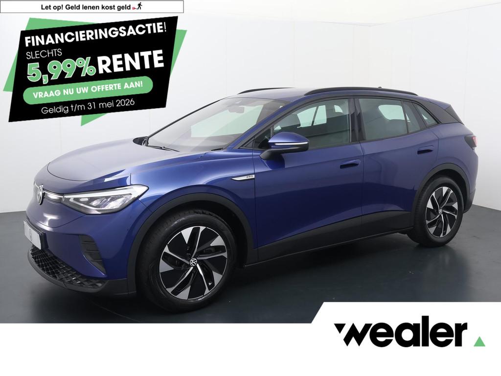 Volkswagen ID.4 Life 77 kWh | 204 PK | SoH 90% | Voorstoelen, 12 maanden, Blauw, Origineel Nederlands, Grijs