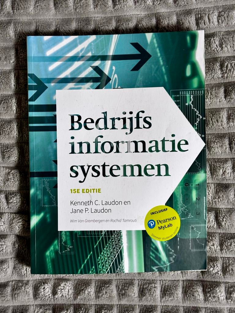 Bedrijfsinformatiesystemen 15e editie, Ophalen of Verzenden, Gamma, Zo goed als nieuw, HBO