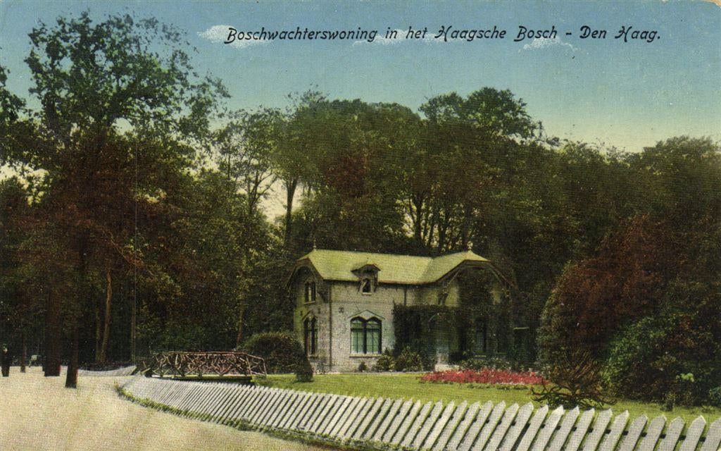 Boschwachterswoning in het Haagsche Bosch - Den Haag. - 1916, Ophalen of Verzenden, Voor 1920, Gelopen, Zuid-Holland