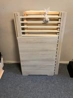 Houten peuterbed, grijs, Huis en Inrichting, Ophalen, Zo goed als nieuw, Eenpersoons, 90 cm