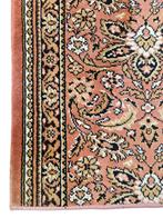 Vintage oosters wol vloerkleed loper koraal floral 70x270cm, Persian Perzisch vintage oosters hype, Minder dan 50 cm, Gebruikt