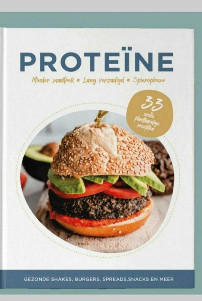 Proteïne - 33 Snelle Plantaardige Recepten, Boeken, Kookboeken, Zo goed als nieuw, Verzenden