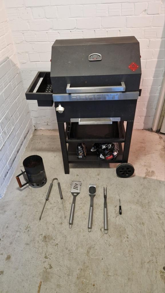 Boretti Vittoria Barbecue, Tuin en Terras, Houtskoolbarbecues, Ophalen, Gebruikt, Borretti, Met accessoires