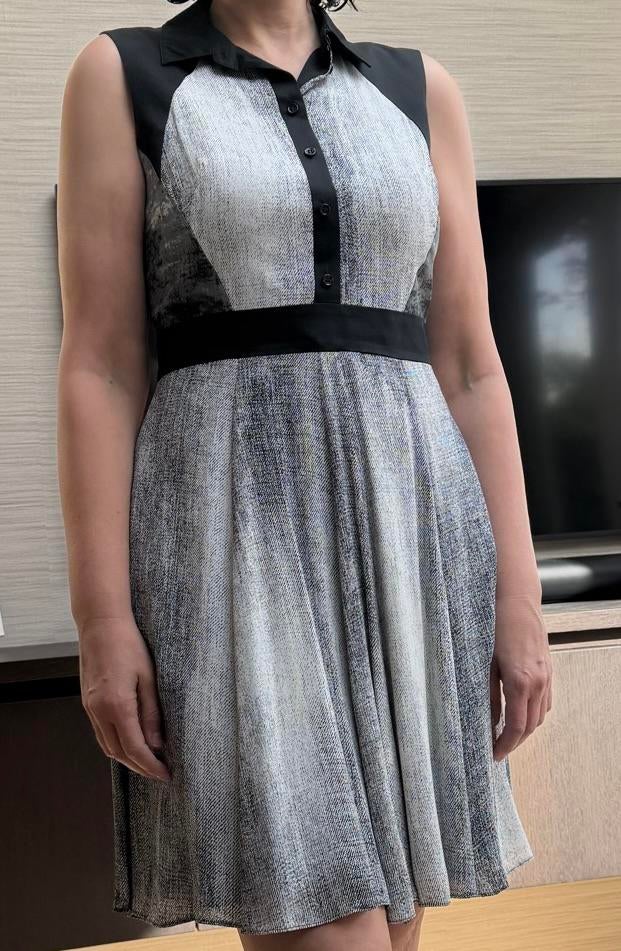 Karen Millennjurk mt 42, Kleding | Dames, Jurken, Zwart, Maat 42/44 (L), Ophalen of Verzenden, Knielengte