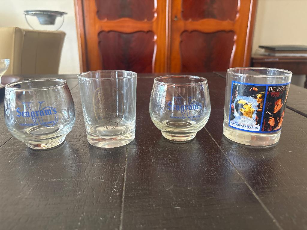 Whiskey glazen, Ophalen of Verzenden, Gebruikt, Overige typen
