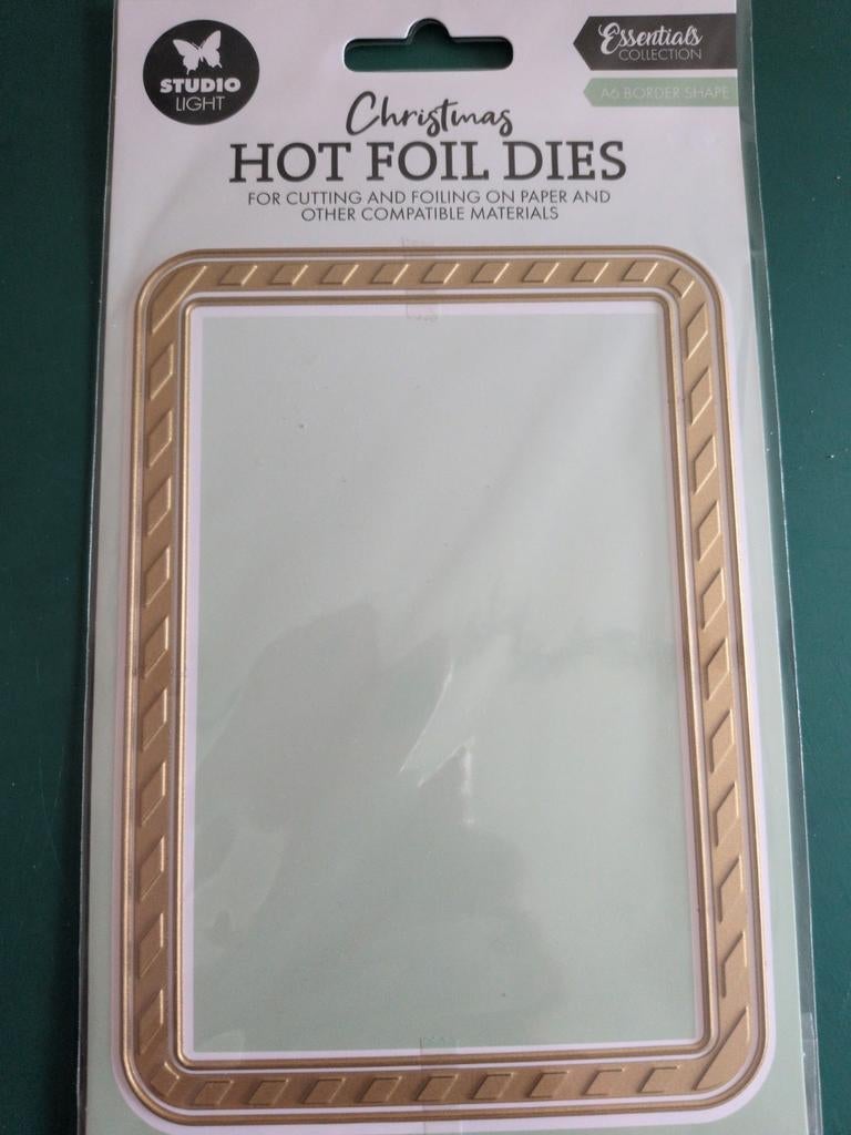 Hot foil dies studio light border shape a6, Ophalen of Verzenden