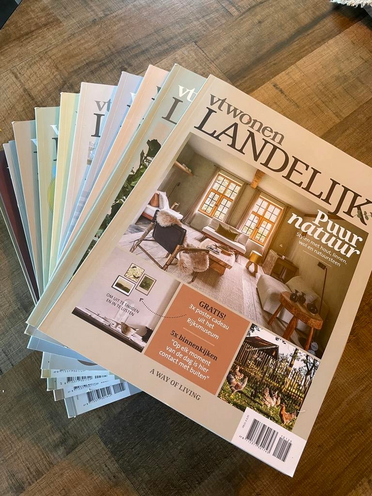 Magazines VT Wonen landelijk 2025, Boeken, Tijdschriften en Kranten, Ophalen of Verzenden, Zo goed als nieuw, Overige typen
