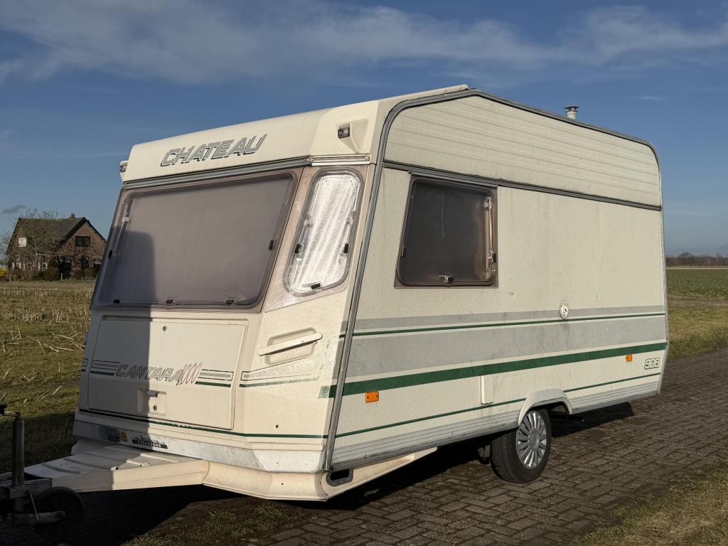 Chateau Cantara 400 lengte bedden, Caravans en Kamperen, Caravans, Chateau, Tot en met 2, Bedrijf, Overige typen