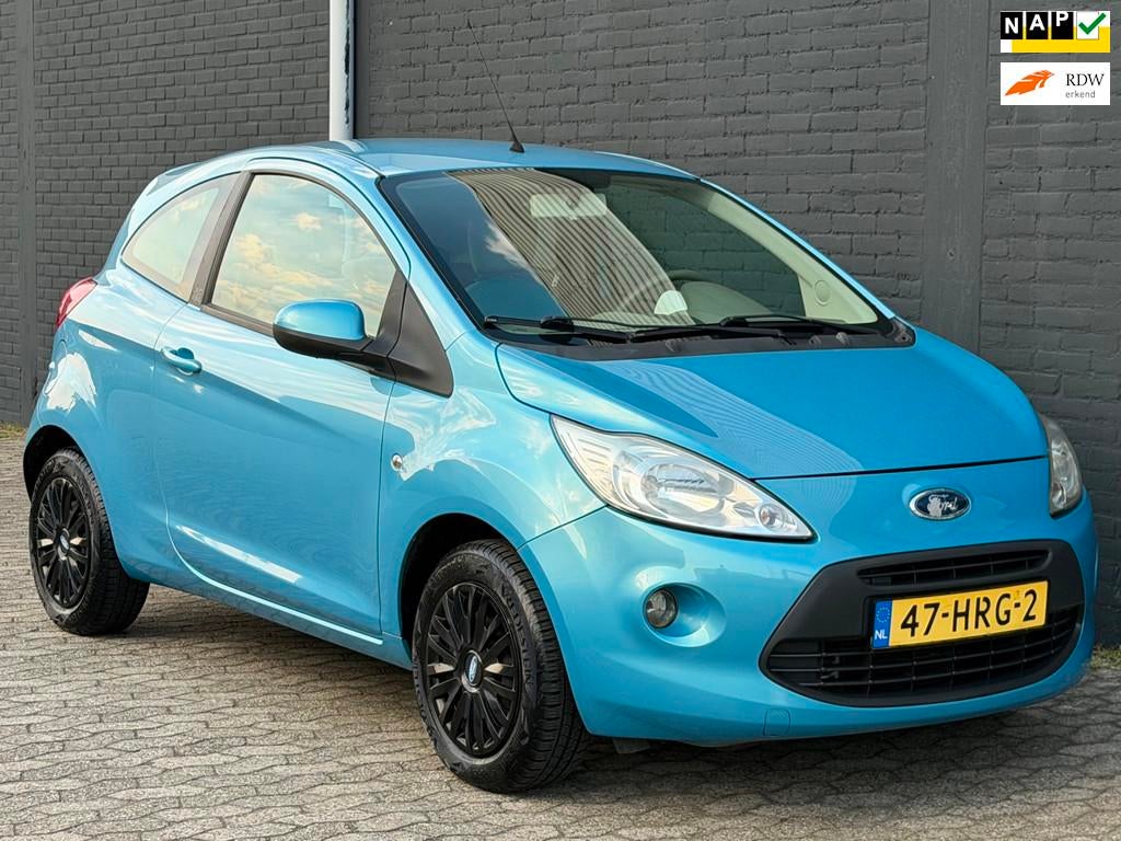Ford Ka 1.2 Titanium AIRCO BOEKJES NIEUW APK, Auto's, Voorwielaandrijving, Stof, Gebruikt, 1242 cc