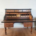 Antiek rolluikbureau, noten-fineer, ca 1865, gerestaureerd, Antiek en Kunst, Ophalen