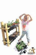 moestuinbak, kweekbak, kweektafel van bamboe € 69,95!, Tuin en Terras, Bloembakken en Plantenbakken, Overige materialen, Nieuw