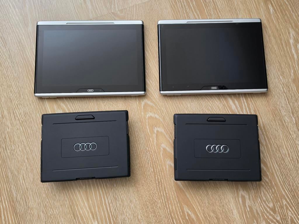 Audi A8 Q5 A4 A6 Q7/SQ7 OEM tablet met houder, Auto-onderdelen, Overige Auto-onderdelen, Ophalen of Verzenden, Gebruikt, Audi
