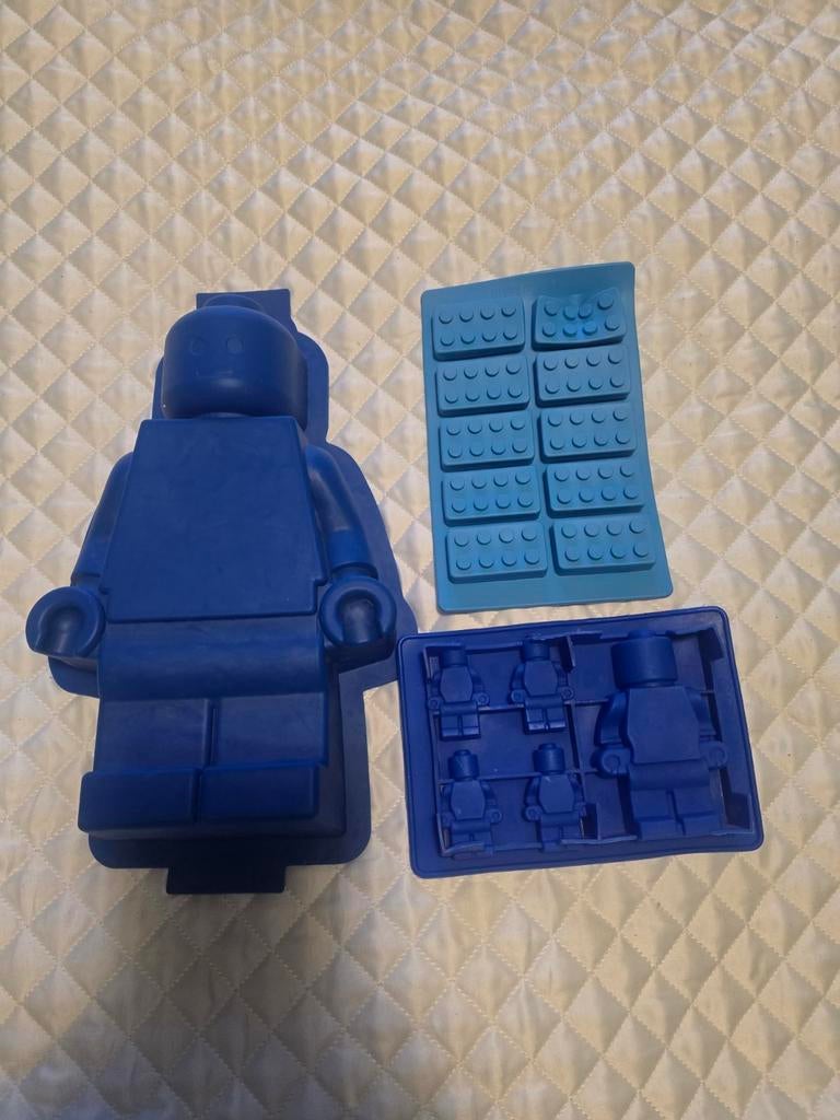 Siliconen mallen vormen lego, Ophalen of Verzenden, Zo goed als nieuw