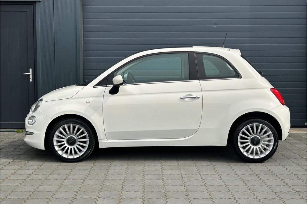 Fiat 500 0.9 TwinAir Turbo Collezione PANO NAVI CRUISE 16", Voorwielaandrijving, Stof, Gebruikt, Met garantie (alle)