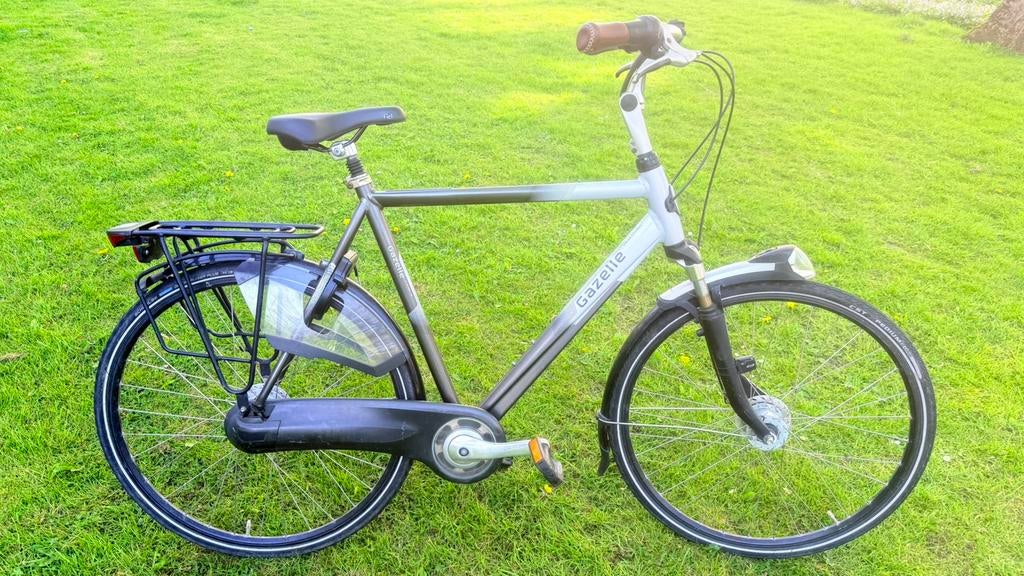 Mooie goede nette herenfiets Gazelle Orange C8, 61cm 8 speed, Ophalen, Gebruikt, Versnellingen, 61 tot 65 cm