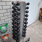 Hexa Dumbells Set 1 kilo tot 10 kilo + Dumbell Toren, Sport en Fitness, Ophalen, Zo goed als nieuw, Kettlebell