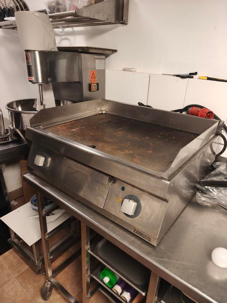 Zanussi 400V Bakplaat - Professionele Horeca Grill, Ophalen, Gebruikt, Fornuis, Frituur en Grillen