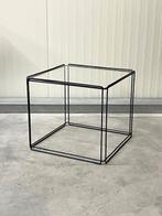 Maz Sauze bijzettafel Isocele vintage design tafel zwart, Ophalen, Minder dan 45 cm, Minder dan 55 cm, Gebruikt