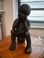 Beeld voetballertje, Verzamelen, Beelden en Beeldjes, Ophalen, Zo goed als nieuw, Mens