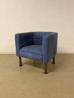 Engelse clubfauteuil in rundleder, Ophalen, Zo goed als nieuw, Engels / Klassiek, 75 tot 100 cm