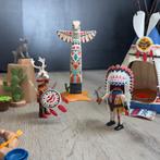 Playmobil 5247 indianen dorp met tipi en totempaal, Ophalen, Zo goed als nieuw, Complete set