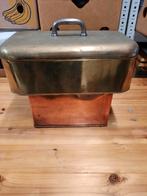 Vintage Wasserschiff / waterbak voor houtkachel – koper, Ophalen of Verzenden, Gebruikt, Overige brandstoffen, Houtkachel