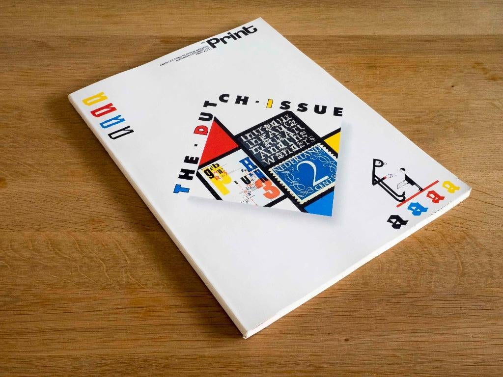 Print graphic design Magazine | The Dutch issue | zeldzaam, Ophalen of Verzenden, Zo goed als nieuw, Overige onderwerpen