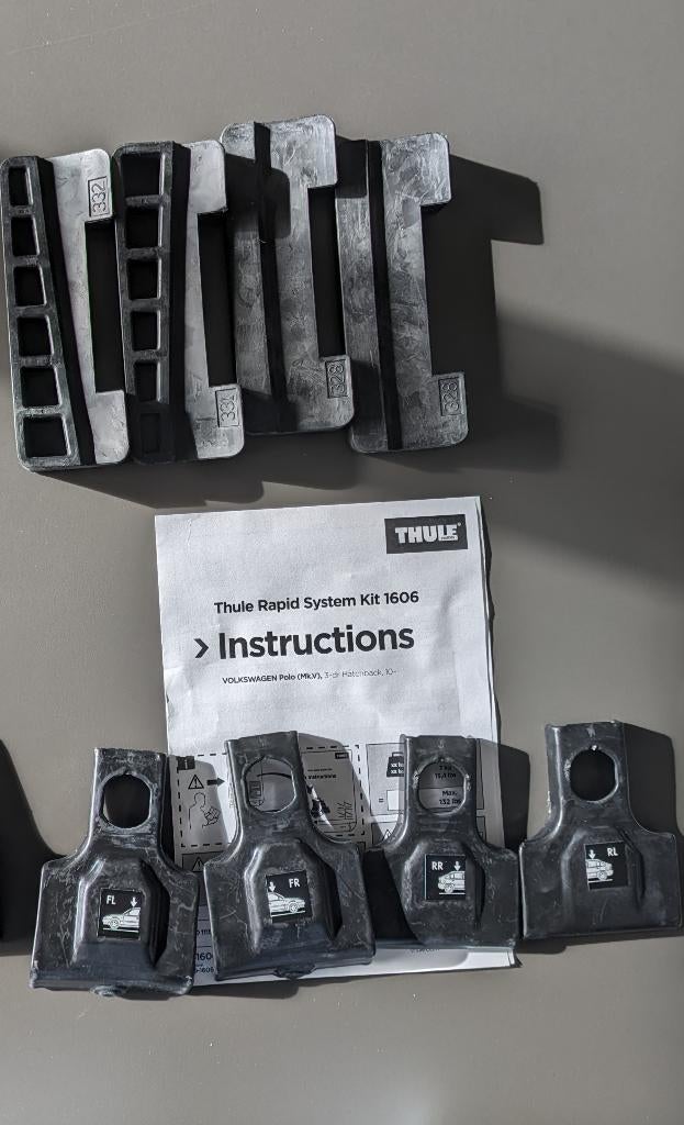 Thule Kit 1606 voor Volkswagen Polo 2010, Ophalen, Gebruikt