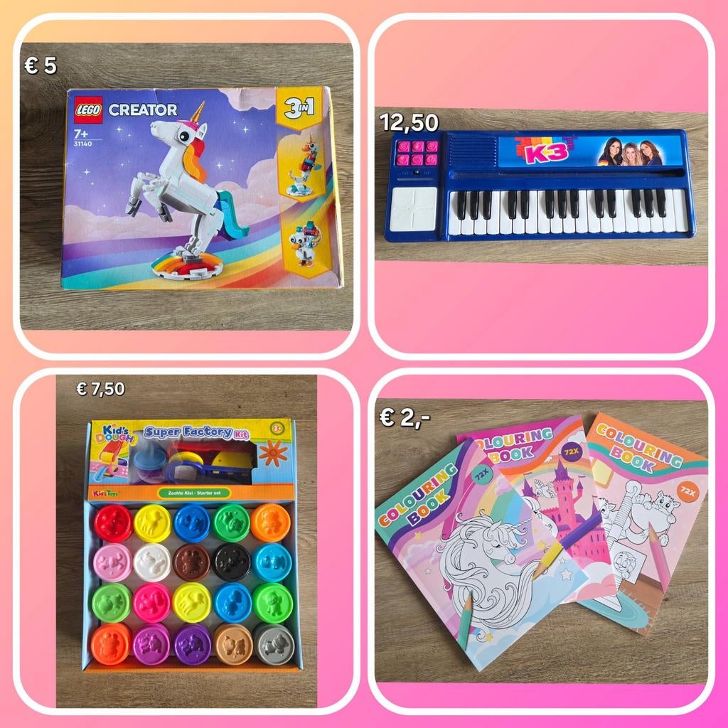 Voorverkoop rommelmarkt Koningsdag: Stitch, LEGO, K3, Minnie, Ophalen of Verzenden, Zo goed als nieuw, Jongen of Meisje