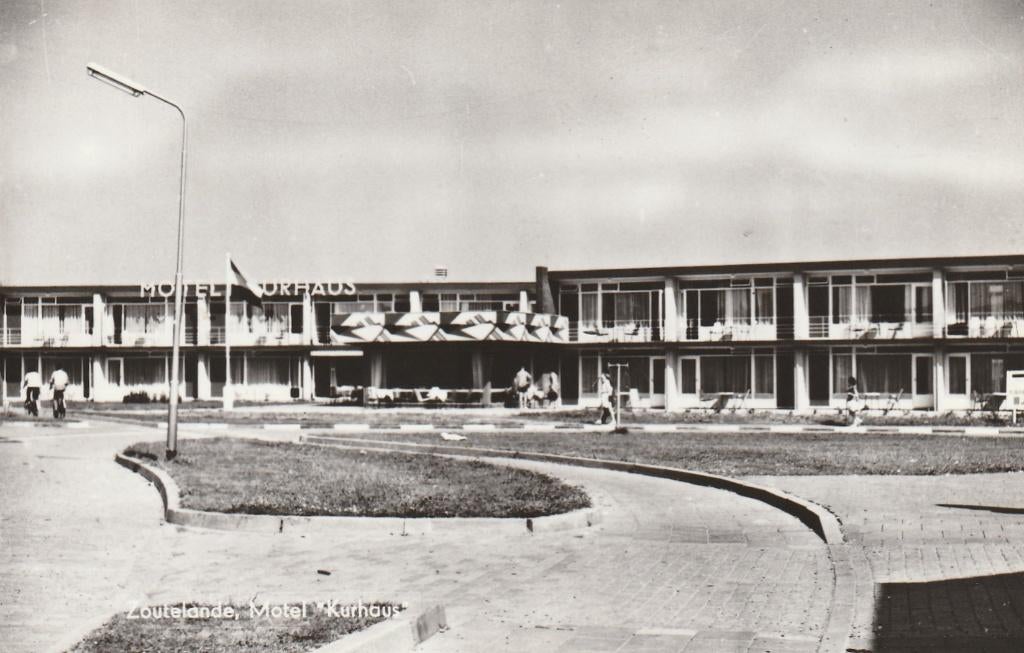 ZOUTELANDE Motel Kurhaus, Verzamelen, Ansichtkaarten | Nederland, Verzenden, 1960 tot 1980, Ongelopen, Zeeland