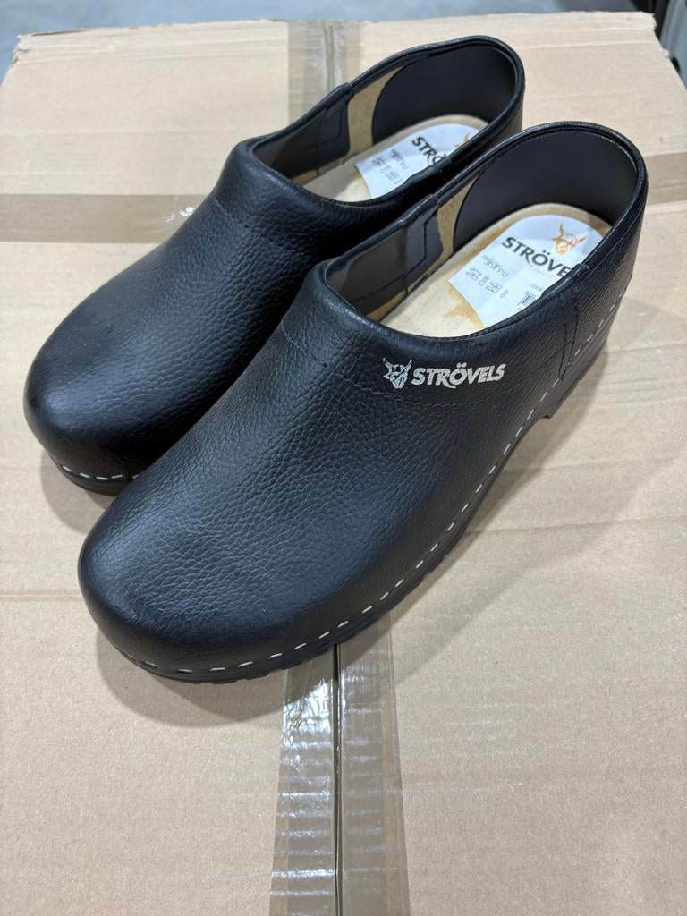 Strovels 304 dichte hiel onbeveiligd maat 46, Kleding | Heren, Schoenen, Klompen, Verzenden, ., Zwart