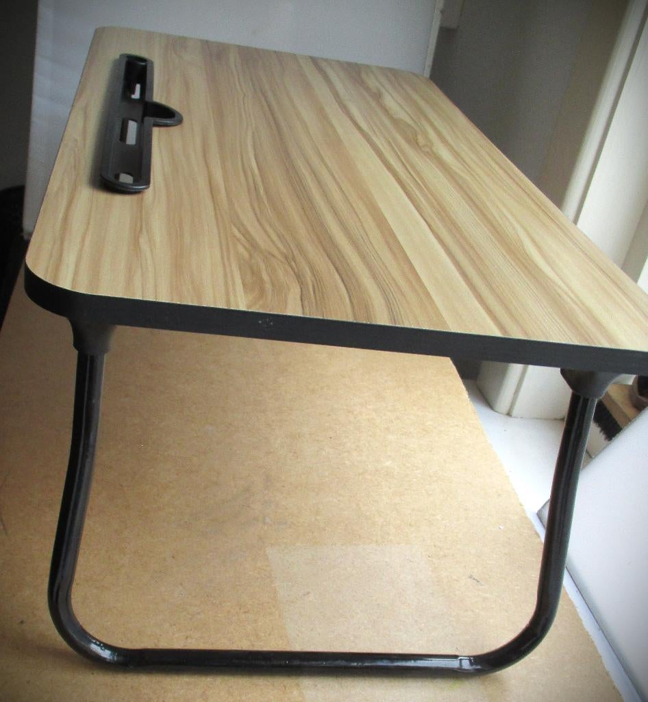 Laptop tafel of ontbijt serveer tafeltje~Nieuwstaat~52,5 cm, Ophalen of Verzenden, Zo goed als nieuw