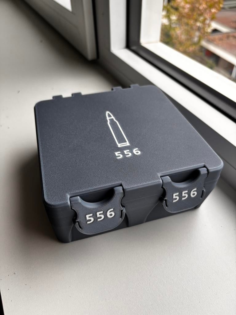 Munitie doos 5.56 kaliber , 100 stuks, Ophalen of Verzenden, Overige soorten, Nederland, Kist of Geocache