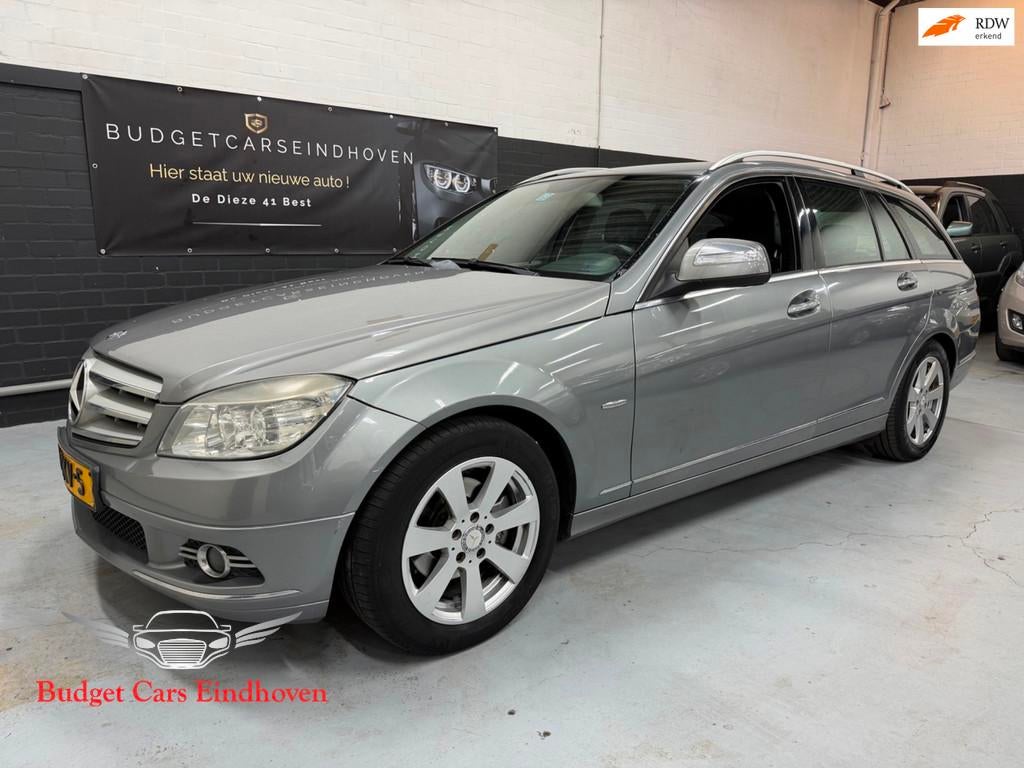 Mercedes-Benz C-klasse Estate 200 CDI Avantgarde Nap/Airco/I, Auto's, Mercedes-Benz, 4 cilinders, 1505 kg, Leder en Stof, Grijs