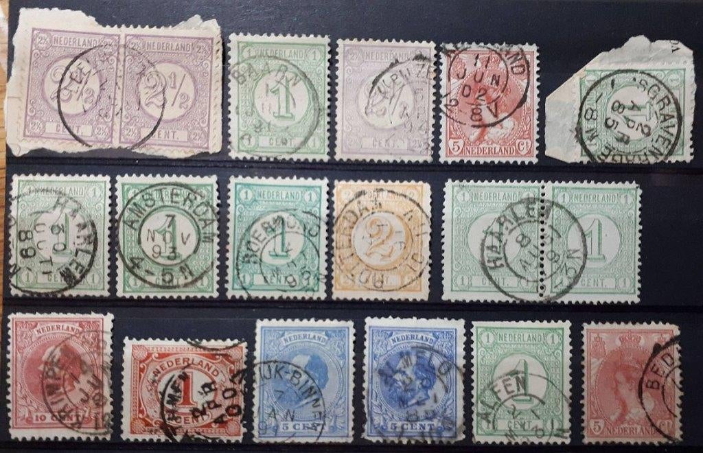 Kleinrond stempels (652), Verzenden, T/m 1940, Gestempeld