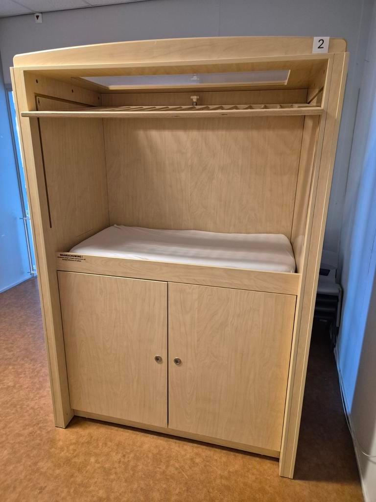 Hoogslaper met commode en opbergruimte, Ophalen, Gebruikt, Hoogslaper