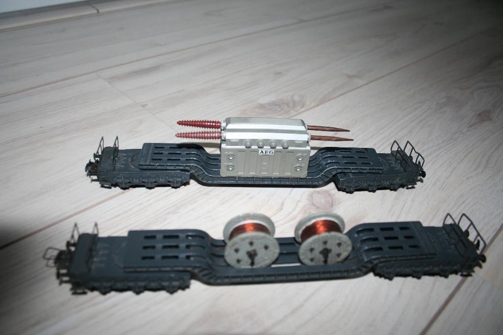 trix express 6 assige kuilwagons, Gebruikt, Gelijkstroom, Trix, Wagon