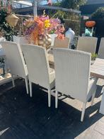 Borek Eric Kuster Tuinset - Luxe Wicker Eetstoelen, 4 zitplaatsen, Ophalen of Verzenden, Zo goed als nieuw, Wicker