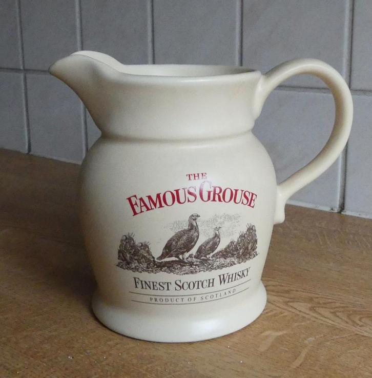 The Famous Grouse Scotch whisky waterkan whiskykan Wade, Verzamelen, Merken en Reclamevoorwerpen, Gebruikt, Gebruiksvoorwerp, Ophalen of Verzenden