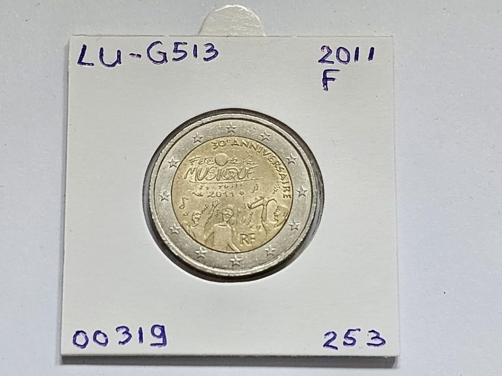 2-euromunt Frankrijk (F) 2011 Herdenking LU-G513, Postzegels en Munten, Munten | Europa | Euromunten, Ophalen of Verzenden, Frankrijk