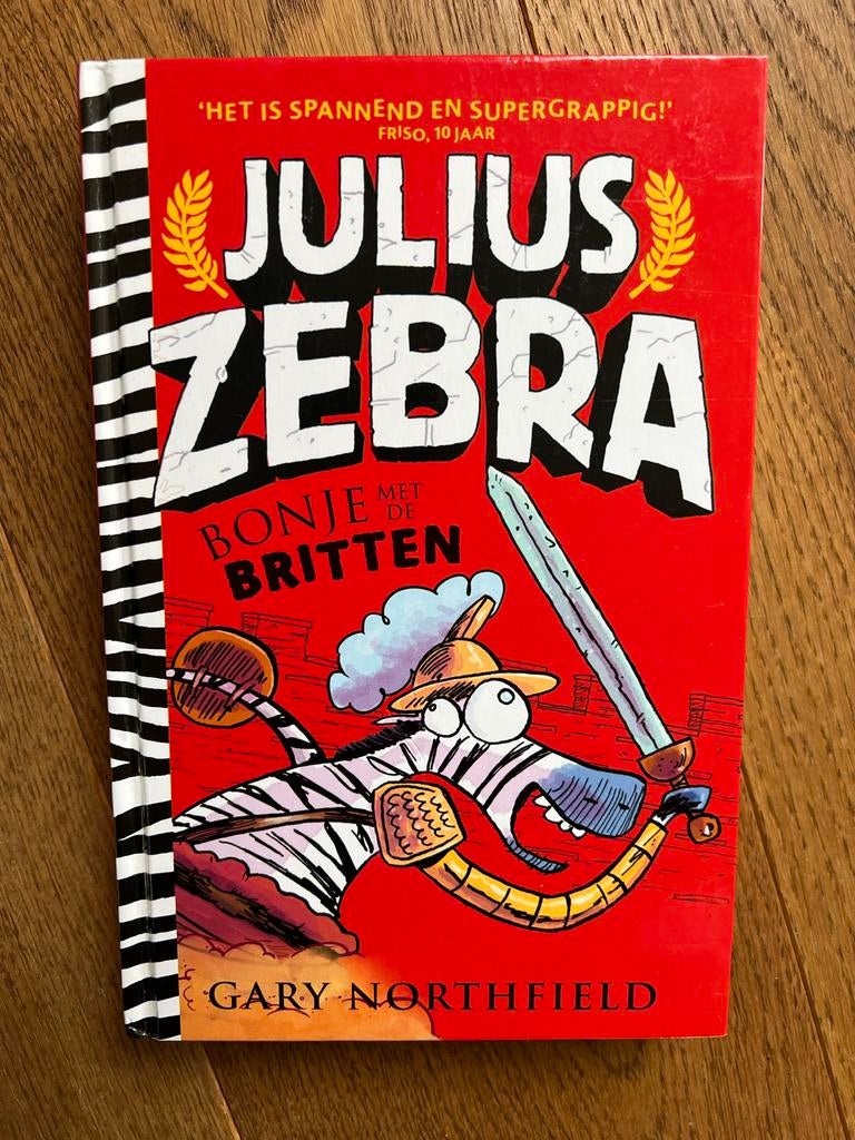 Julius Zebra: Bonje met de Britten - Gary Northfield- zgan, Ophalen of Verzenden, Zo goed als nieuw, Fictie algemeen