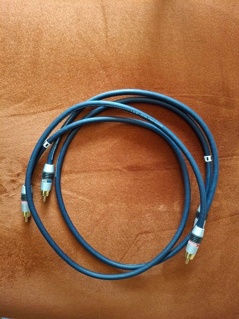 Monster Cable Interlink 400mkII RCA-kabel, Audio, Tv en Foto, Audiokabels en Televisiekabels, Ophalen of Verzenden, Gebruikt, Minder dan 2 meter